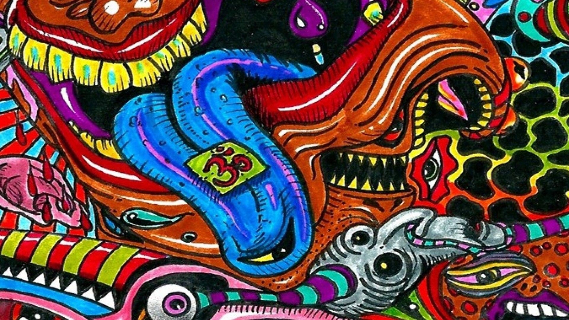 Psyhedelic painting